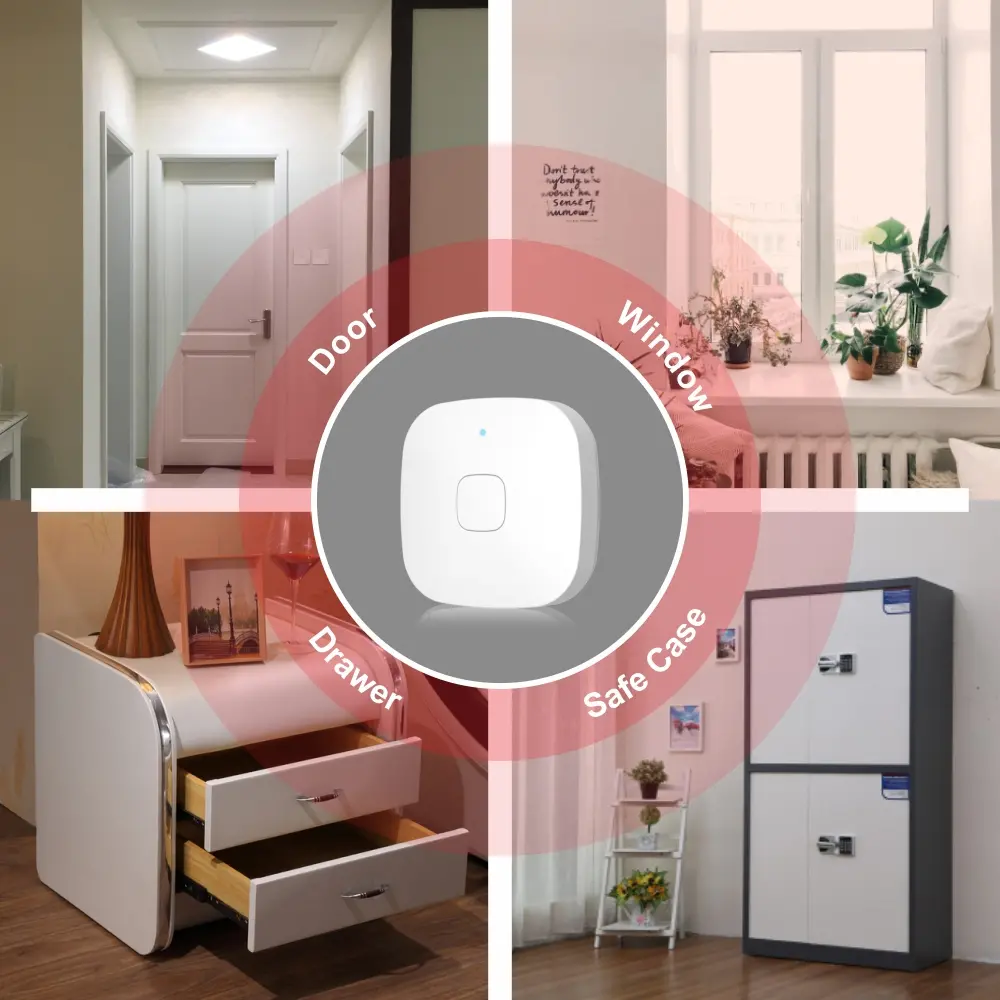 智能家居振动传感器 RL-WV01 | 图雅智能 2.4GHz WiFi，无需集线器，支持自动化与推送通知5