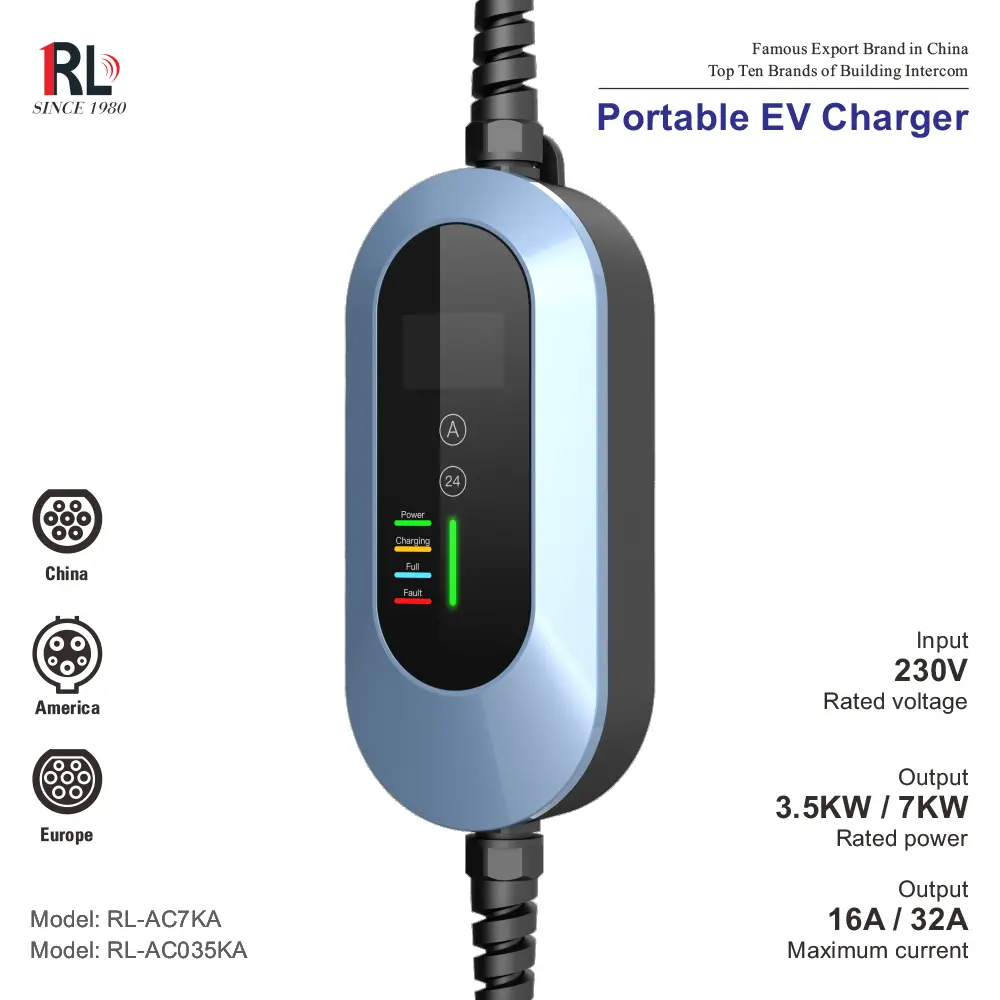 Portable On-Board Charger # RL-AC7KA, RL-AC035KA