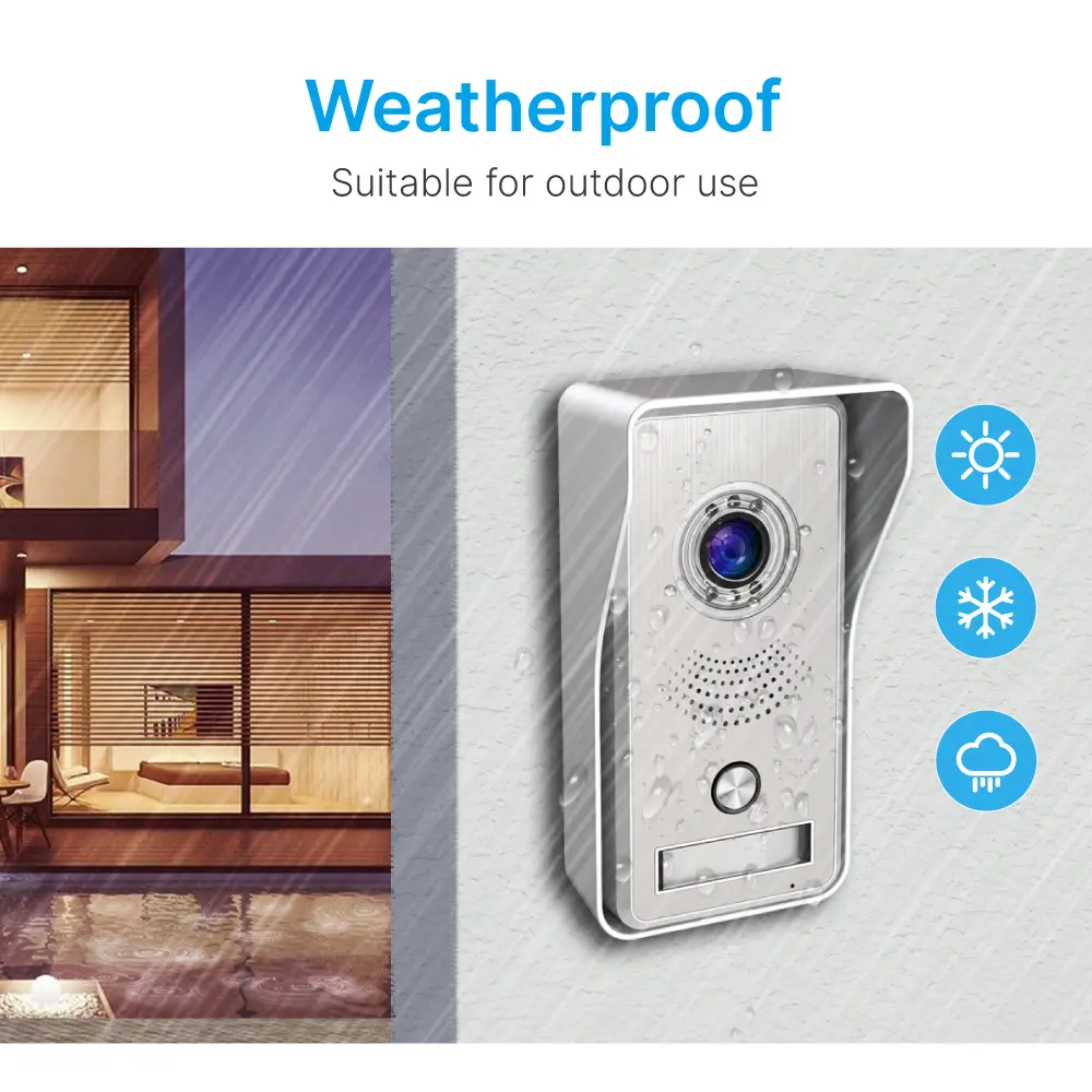 7英寸WIFI AHD视频门电话 # RL-A17IID-TY-使用Tuya智能应用程序-200万像素AHD摄像头。 -16个旋律供选择。-电动锁和门锁连接。 -身份证解锁。_ 05