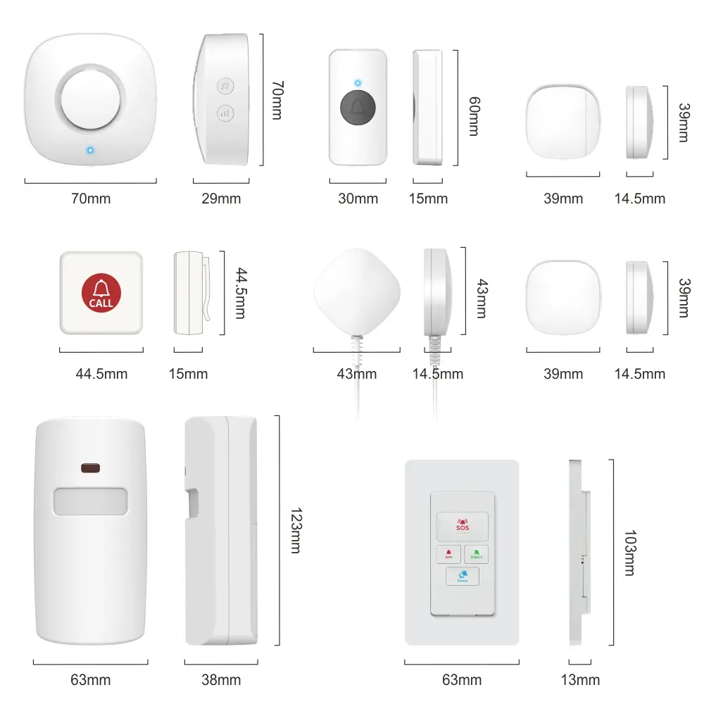 智能集线器,智能家居网关,RL-WIFI05DC-G3,图雅智能,2.4GHz WiFi,自动化,推送通知,支持高达15 RF 433MHz子设备13