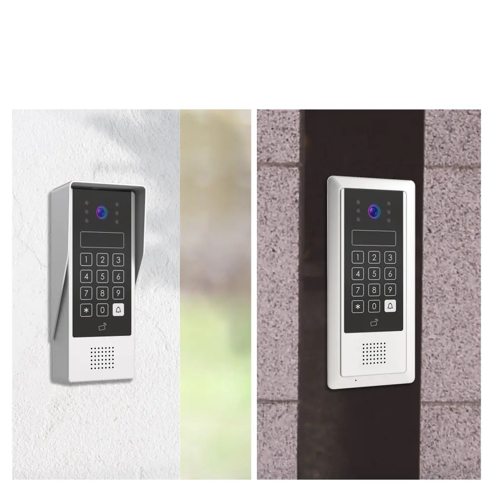 Intercom system, RL-617AID, analog, two wires, outdoor station for villa or buildings, numeric keypad, password/PIN, ID card access control 02