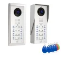 Intercom system, analog, RL-617AE8 RL-617AE6 RL-617AE4 ，two wires, outdoor station for villa or buildings, numeric keypad, password/PIN, ID card access control